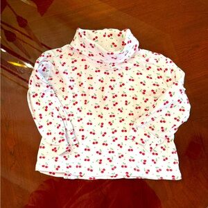 Little English cherry turtleneck